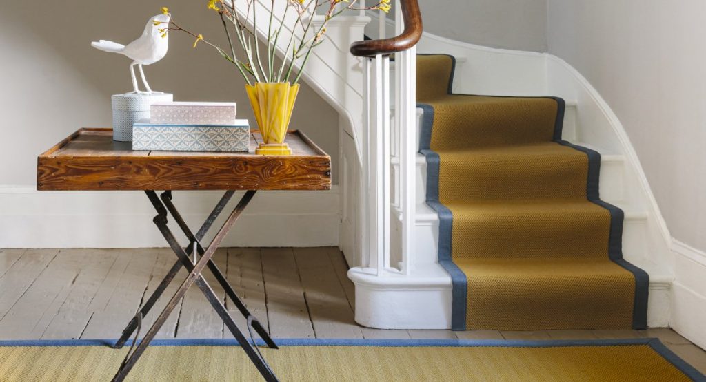 Carpet runner vs. fully carpeted stairs